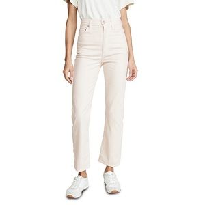 AGOLDE High Rise White Corduroy - Size 26